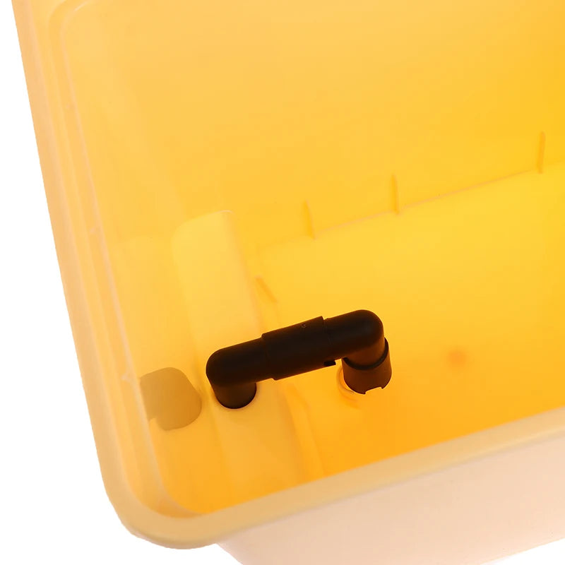 Hydroponics System Bucket With Siphon Elbows Four-Hole Cover Planting Flowerpot Soilless Culture Vegetable Nursery Fruit Bucket