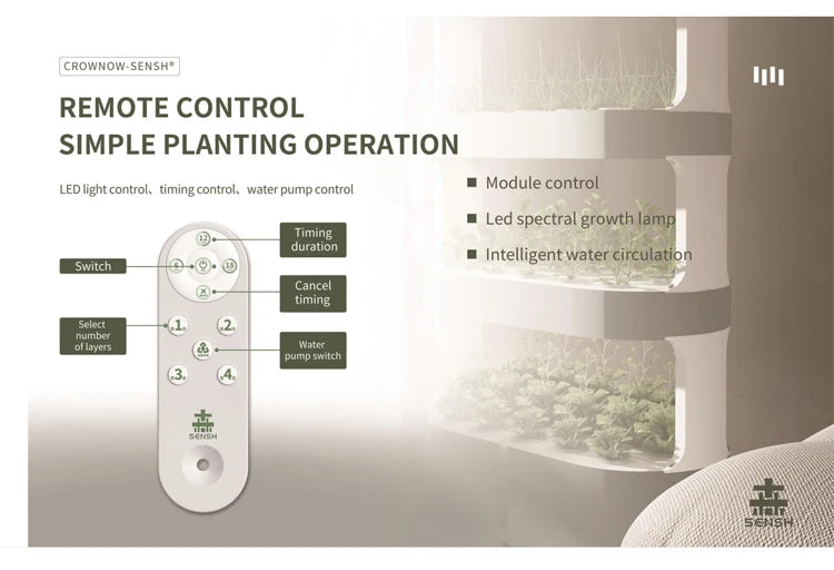 Simple Home Garden Soilless Cultivation System Indoor Balcony Vertical Hydroponic Tower Simple Greenhouse Home Growing System