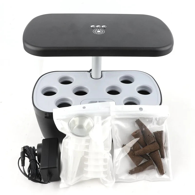 8Hole Hydroponics System Kits Box Intelligent Vegetables Planters Home Indoor LED Growth lamp Soilless Cultivation Equipment