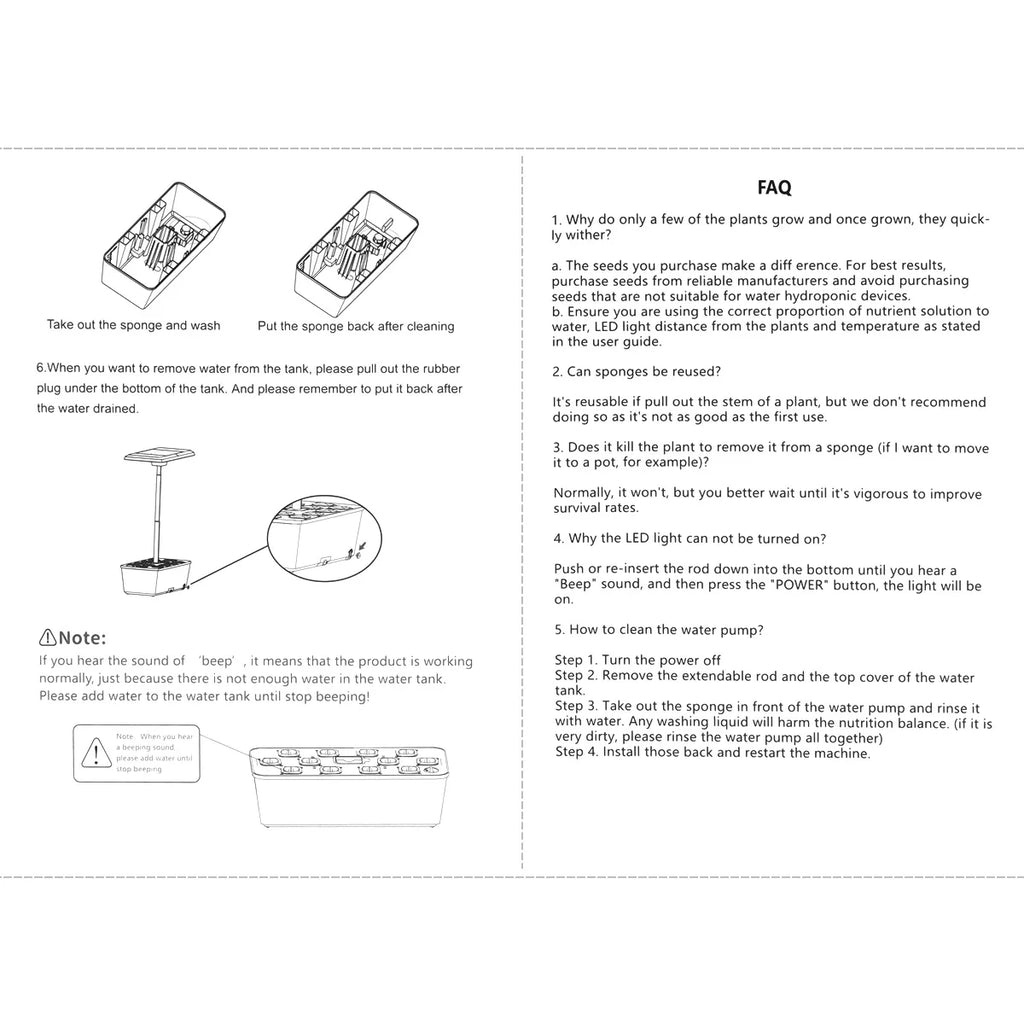 Hydroponics Growing System Indoor Germination Kit for Home Gardening LED AU PLUG