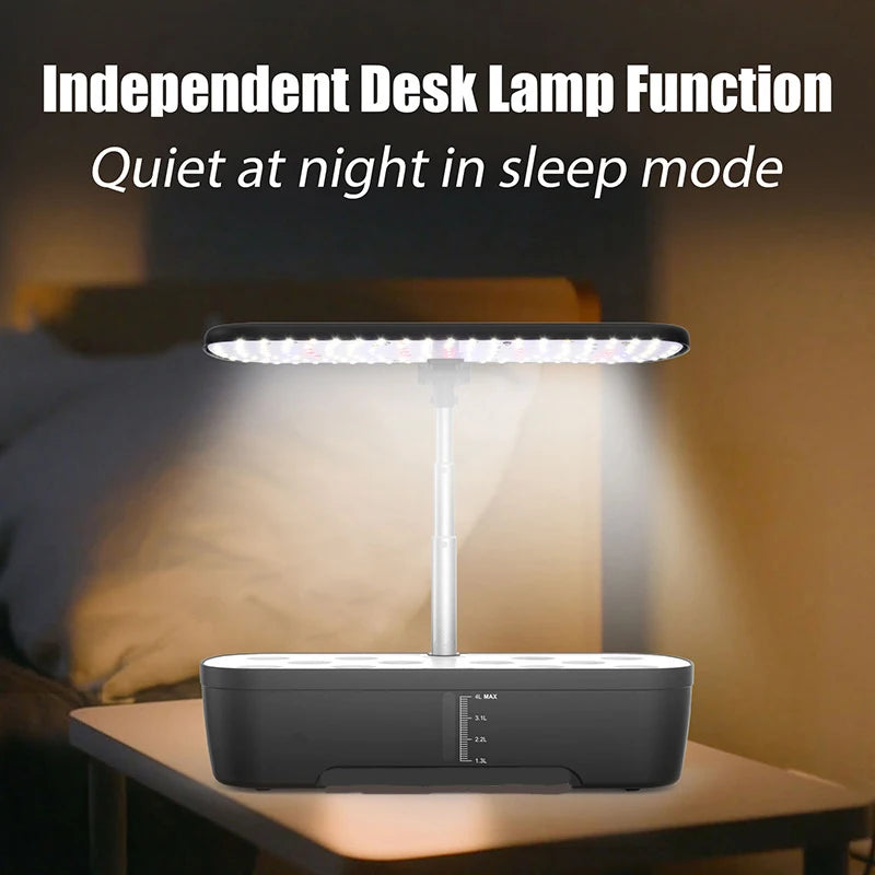 8Hole Hydroponics System Kits Box Intelligent Vegetables Planters Home Indoor LED Growth lamp Soilless Cultivation Equipment