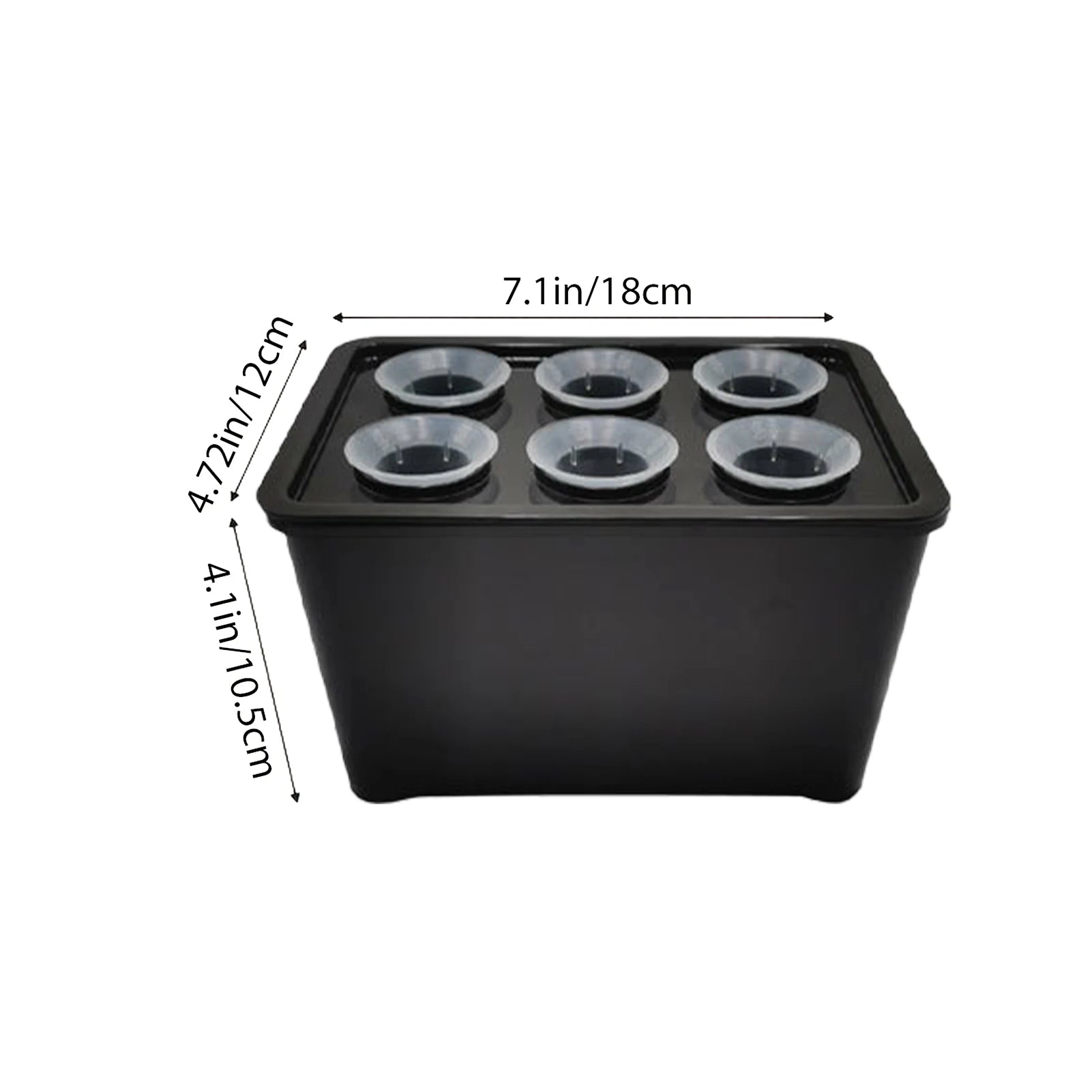 Plant Seed Seedling Pot Hydroponic Plant Specific Flowerpot Practical Grid Vegetable Planting Box Sunshine Hydroponic Apparatus