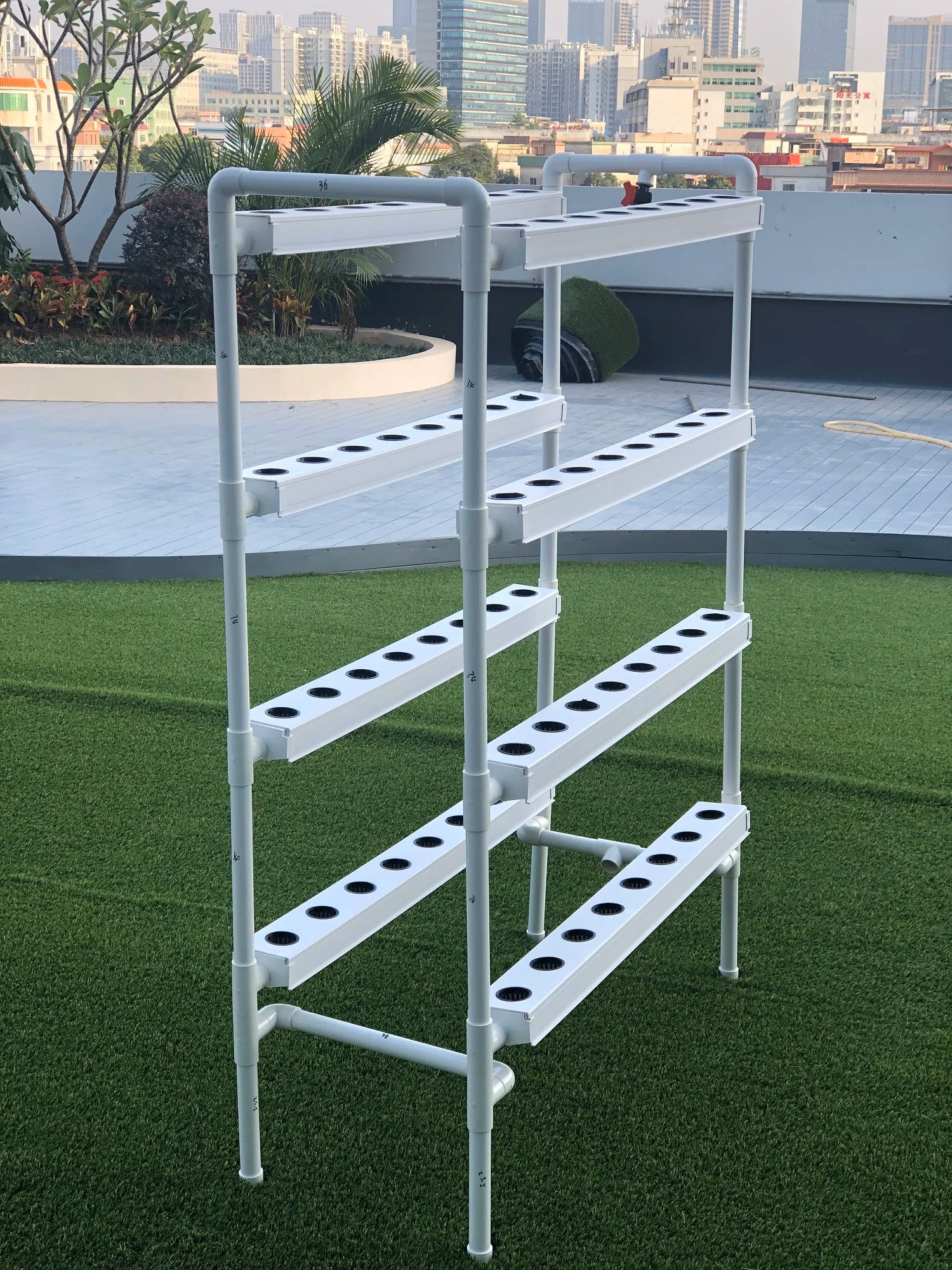 Hydroponics Manufacturers Vertical Farming Grow System Home Balcony Vegetable Tomato Grow Kit