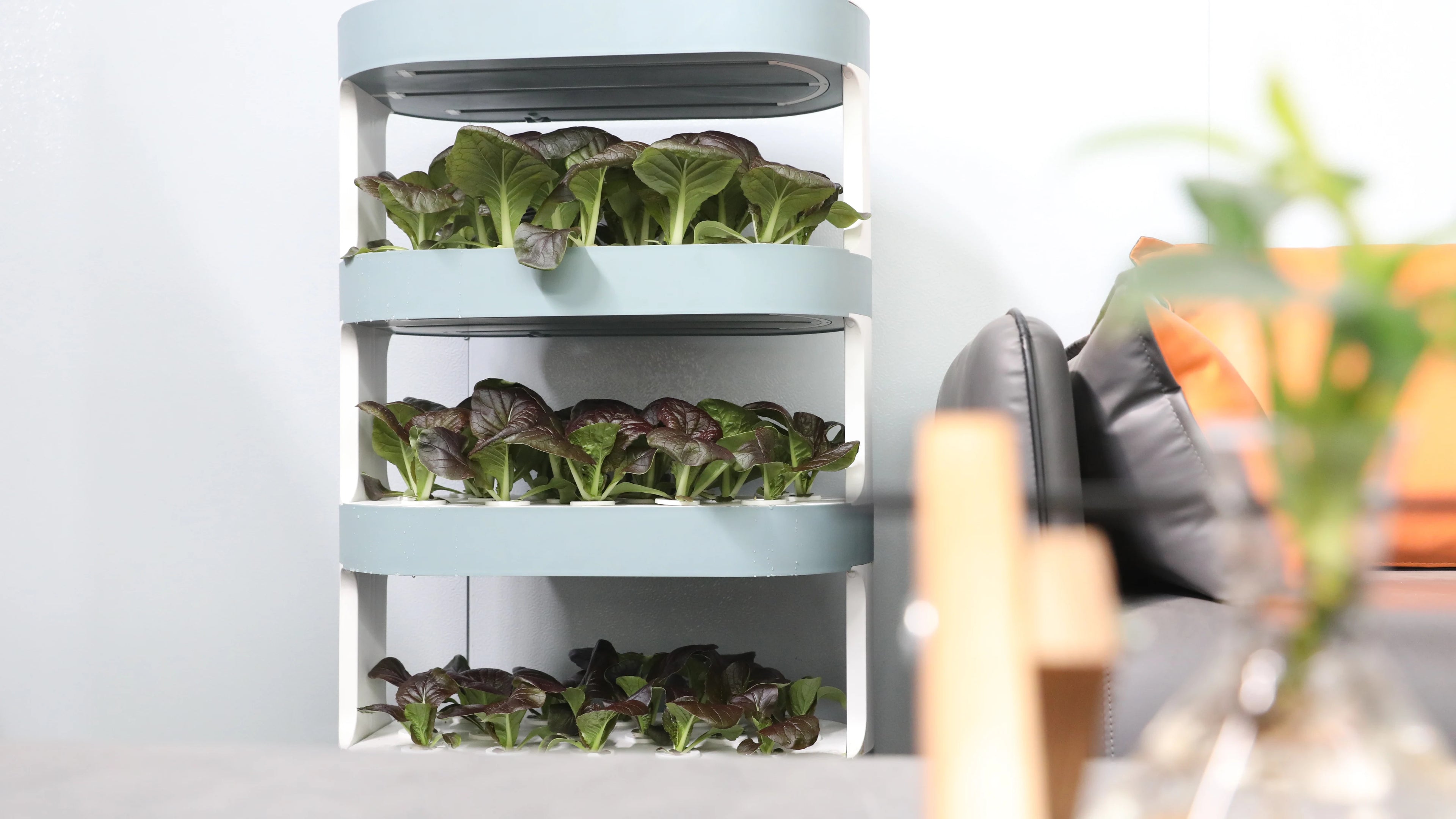 Simple Home Garden Soilless Cultivation System Indoor Balcony Vertical Hydroponic Tower Simple Greenhouse Home Growing System