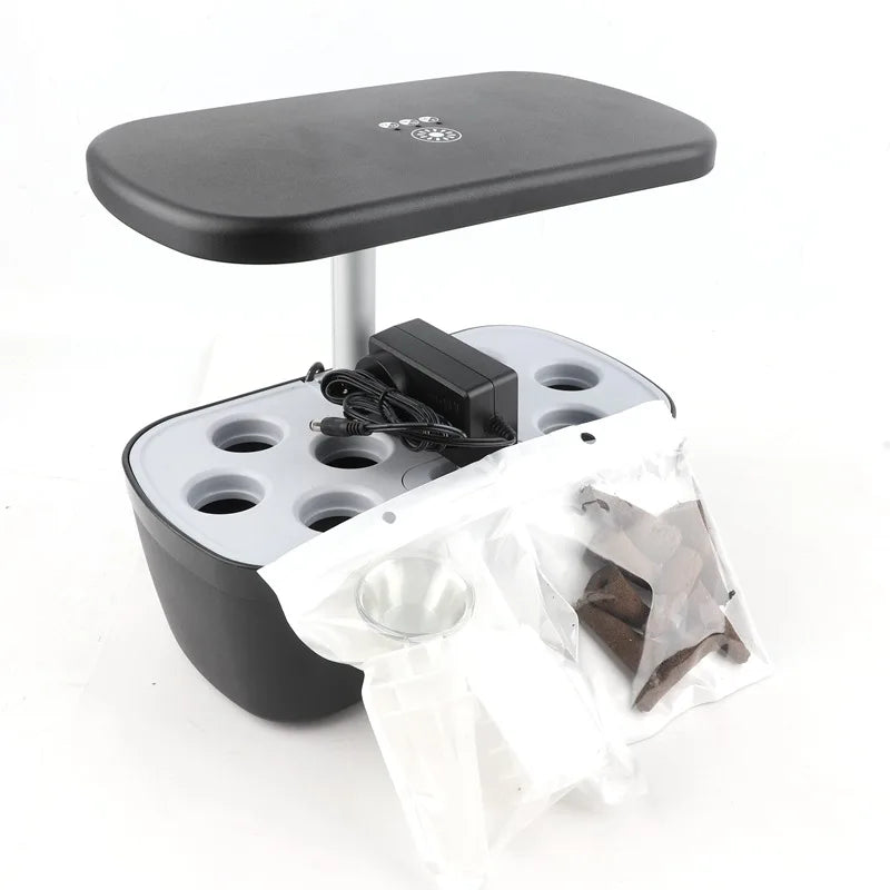 8Hole Hydroponics System Kits Box Intelligent Vegetables Planters Home Indoor LED Growth lamp Soilless Cultivation Equipment