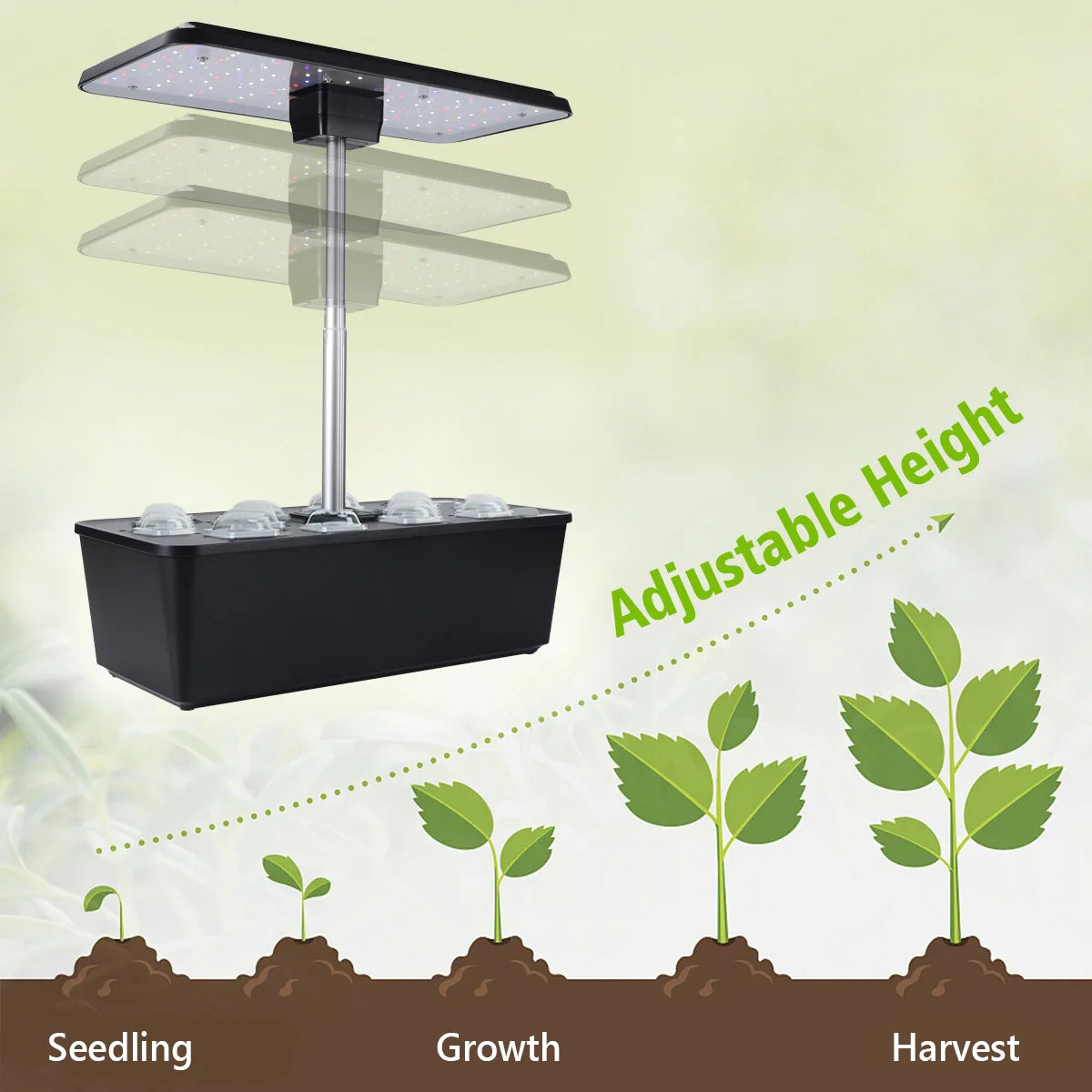 Hydroponics Growing System Indoor Germination Kit for Home Gardening LED AU PLUG